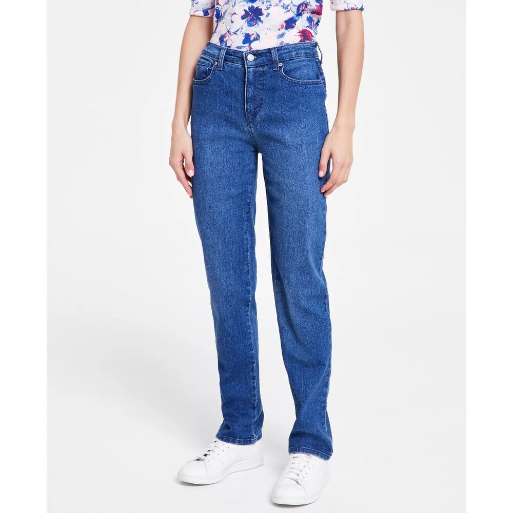Gloria Vanderbilt Petite Amanda Straight-Leg Jeans Frisco Size 8P NWT